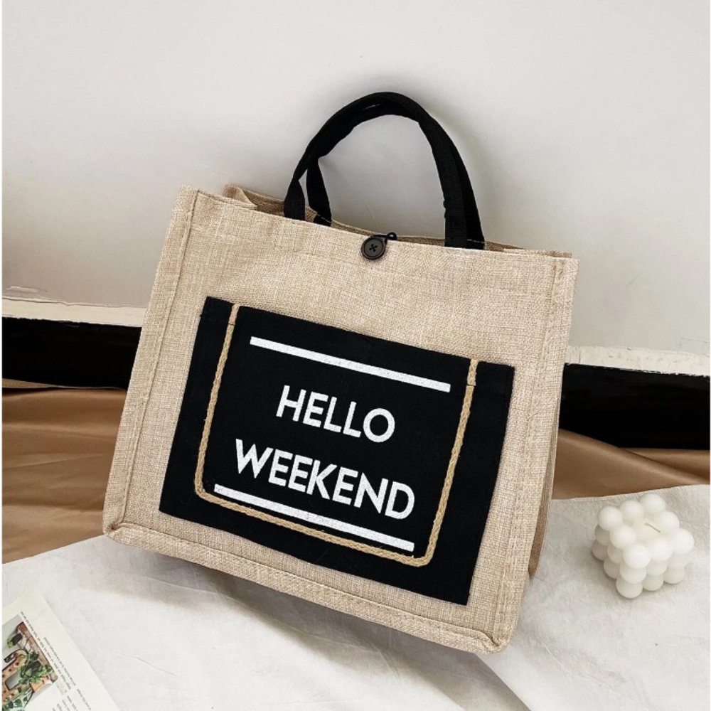Black & Tan Weekend Tote